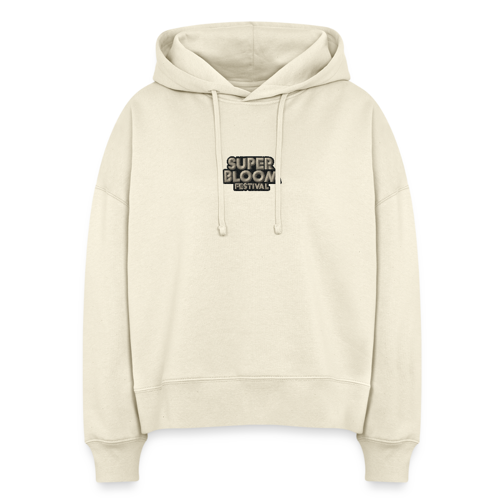 Classic Ladies Hoodie - beiger Stick - Weißgrau