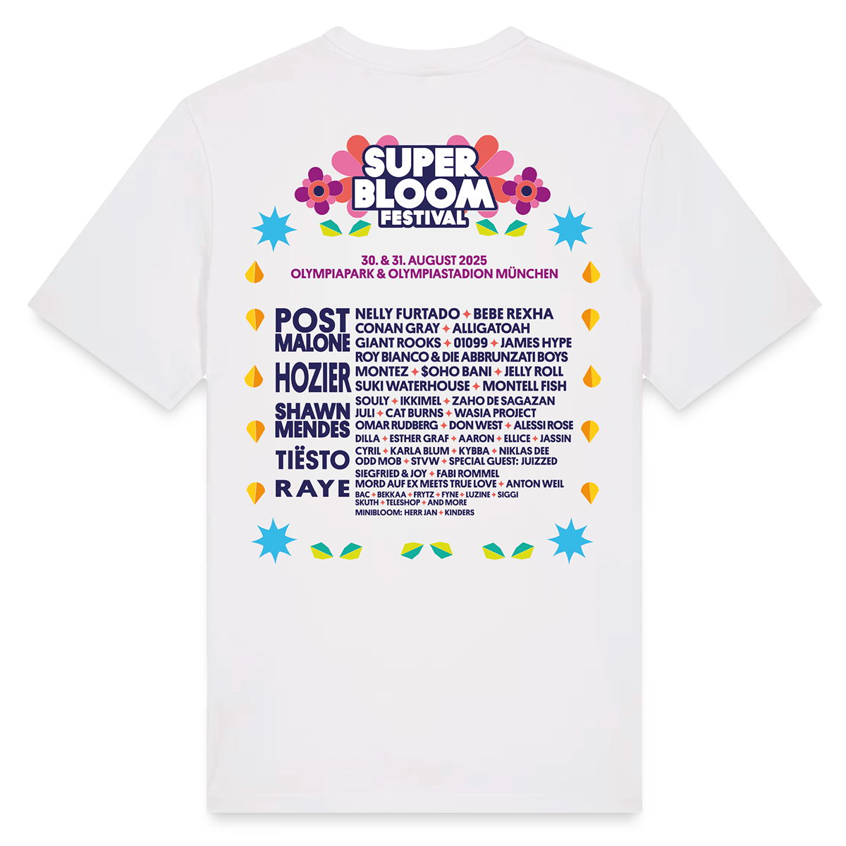 Peacock Parade - Line Up T-Shirt