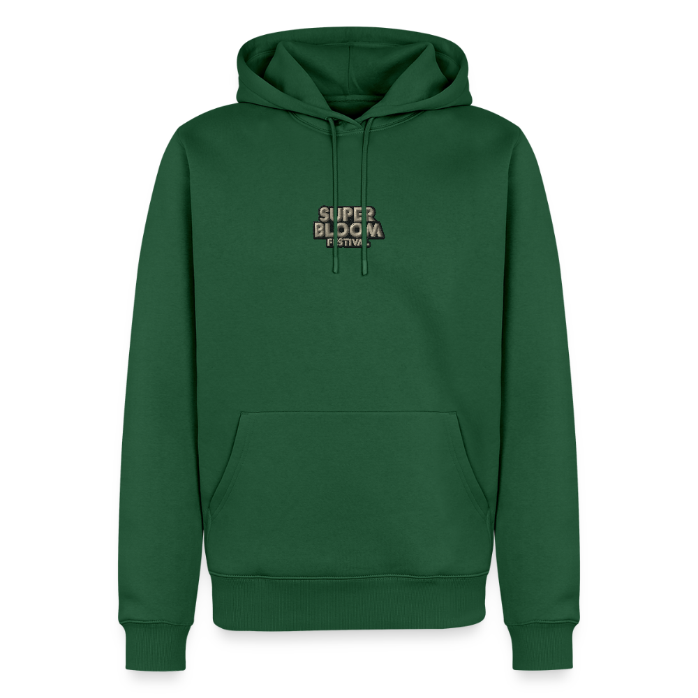 Classic Unisex Hoodie - beiger Stick - Flaschengrün