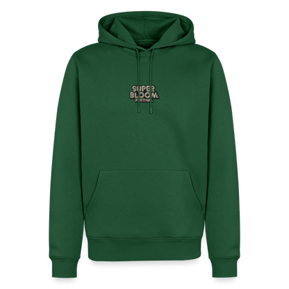 Classic Unisex Hoodie - beiger Stick - Flaschengrün