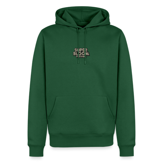 Classic Unisex Hoodie - beiger Stick - Flaschengrün