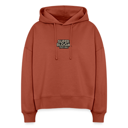 Classic Ladies Hoodie - beiger Stick - Terrakotta