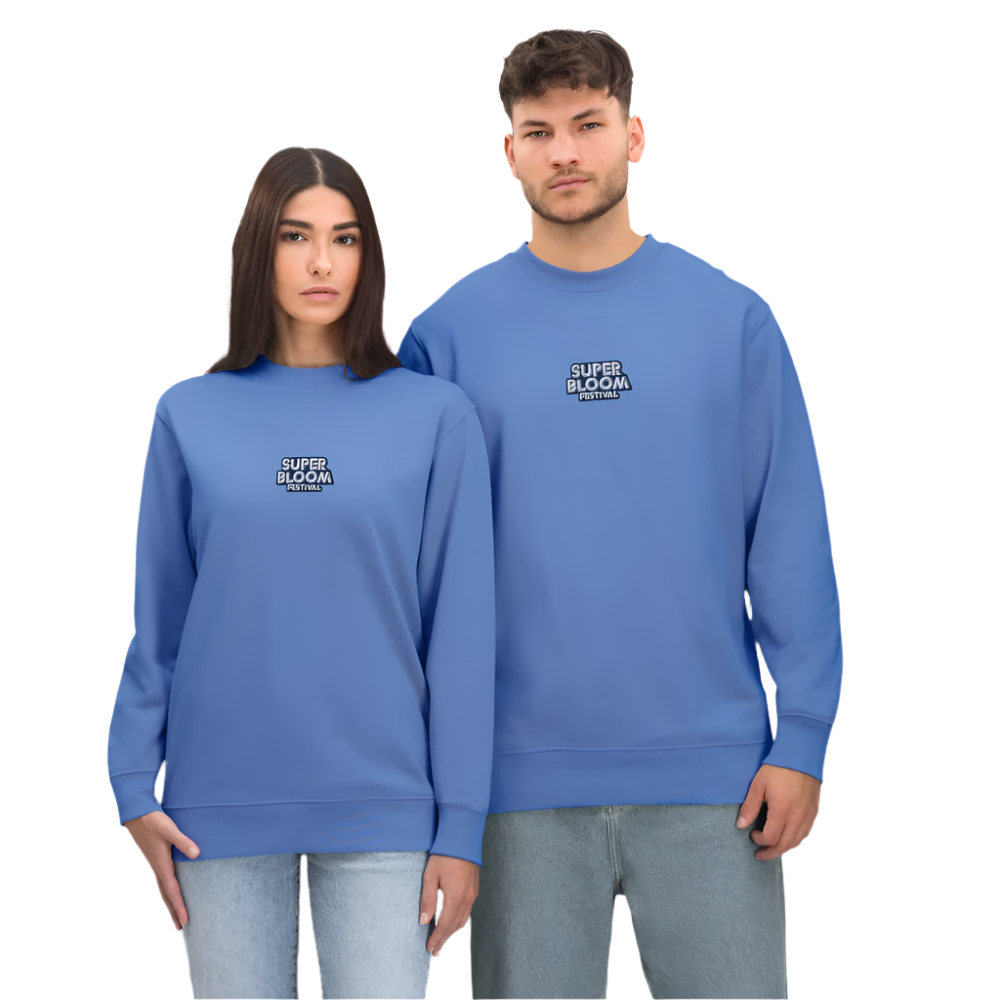 Classic Unisex Sweater - navy Stick - Blau