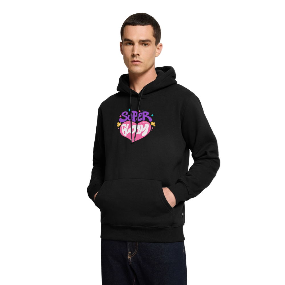 Heart of Superbloom Hoodie - Line Up Design - Schwarz