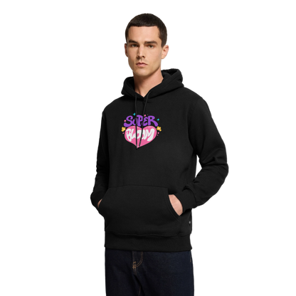 Heart of Superbloom Hoodie - Line Up Design - Schwarz