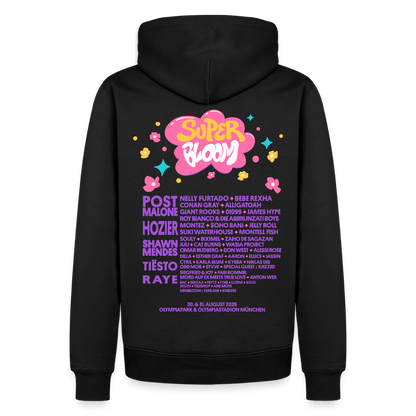 Heart of Superbloom Hoodie - Line Up Design - Schwarz