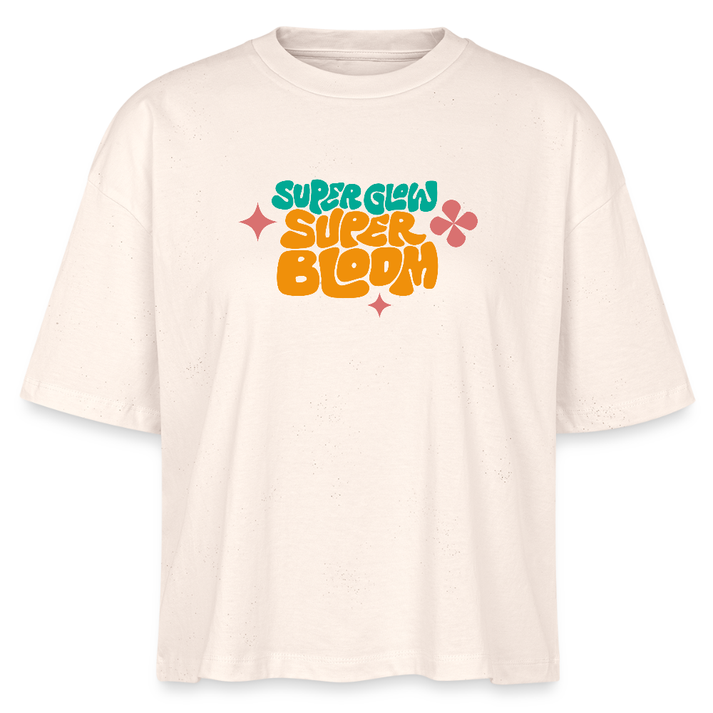 Super Glow T-Shirt - Cropped Fit - Weißgrau