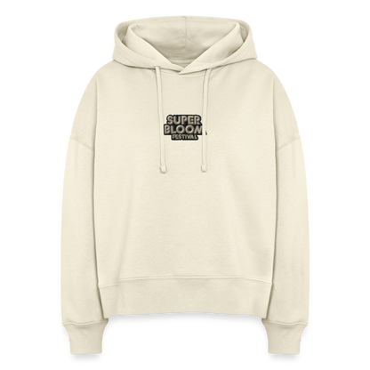 Classic Ladies Hoodie - beiger Stick - Weißgrau