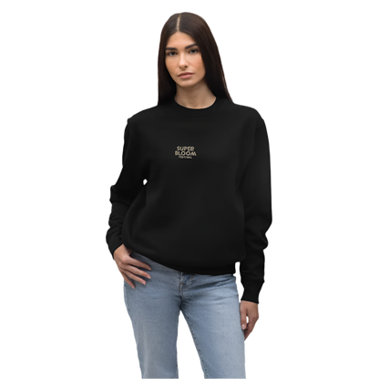 Classic Unisex Sweater - beiger Stick - Schwarz