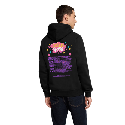 Heart of Superbloom Hoodie - Line Up Design - Schwarz