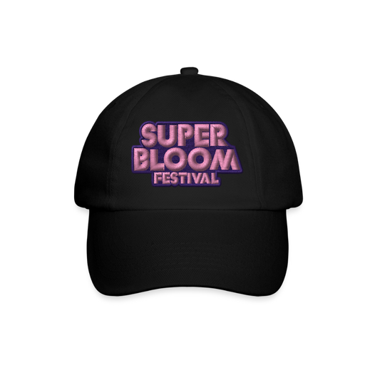 Classic Baseball Cap - pinker Stick - Schwarz/Schwarz
