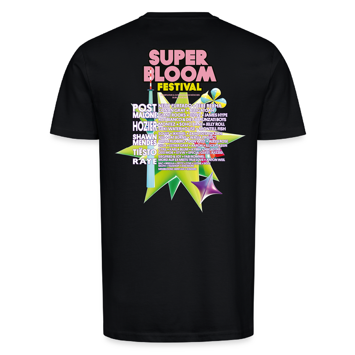 Neon Glow - Line Up T-Shirt
