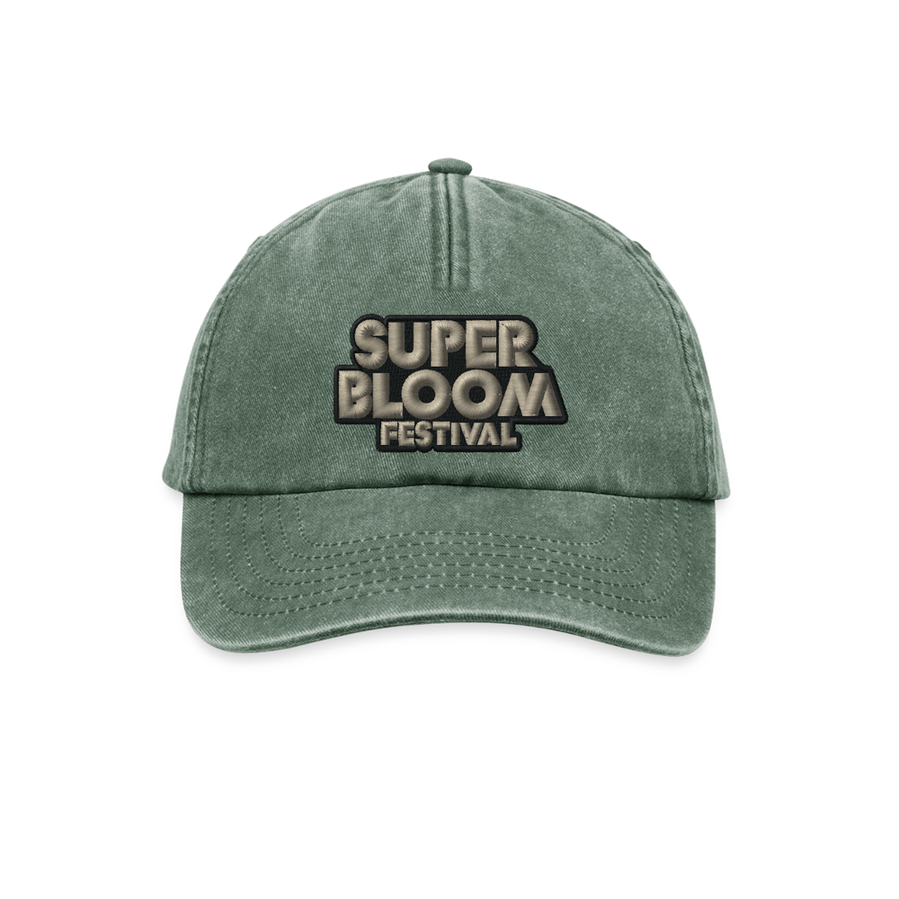 Classic Vintage Cap - Vintage Flaschengrün 